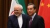 Ngoại trưởng Iran Mohammad Javad Zarif (trái) và Ngoại trưởng Trung Quốc Vương Nghị.