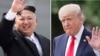 Lãnh đạo Bắc Triều Tiên Kim Jong Un (trái), Tổng thống Mỹ Donald Trump (phải)